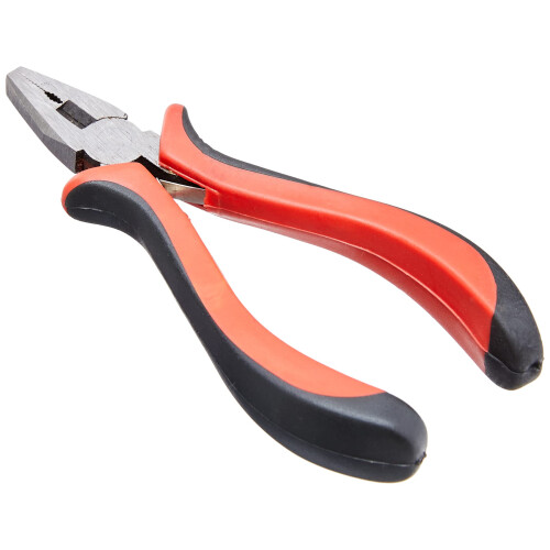 Hilka Hilka 26100700 Mini Combination Pliers with Soft Grip, Red
