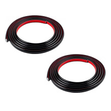5M*2 Rolls Self-Adhesive PVC Tile Edging Strip Flexible Backsplash Floor Edge Moulding Trim,Laminate Beading,Liner for Corner,Caulk Decorative for Fu