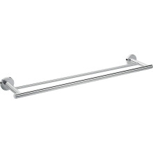 hansgrohe 41712000 Logis Universal Double Towel Holder Bathroom Accessories, Chrome