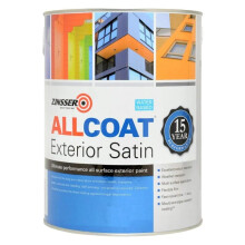 Zinsser Allcoat Exterior WB (Satin Finish) Ready Mixed Colours 1 litre Anthracit