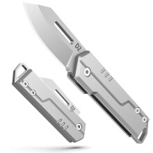TerraJoy 2Pack Gifts for Men - Cool Dad Birthday Gifts Stocking Fillers for Men Him Dad Husband - Pocket Cutter for Everyday Carry, Lightweight EDC G