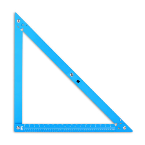 OX OX Tools 600mm Folding Square – Aluminium Builders & Framing Square + Case