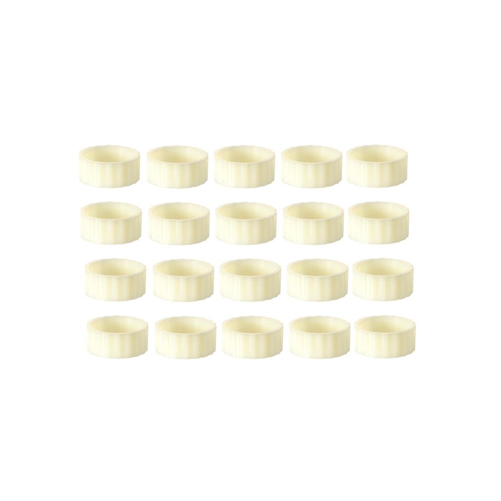 Semoic 20 Pack Candle Hugger Grips Candle Rings Candle Holders Stay Put Candle Grips Keep The Candles Upright And In Place