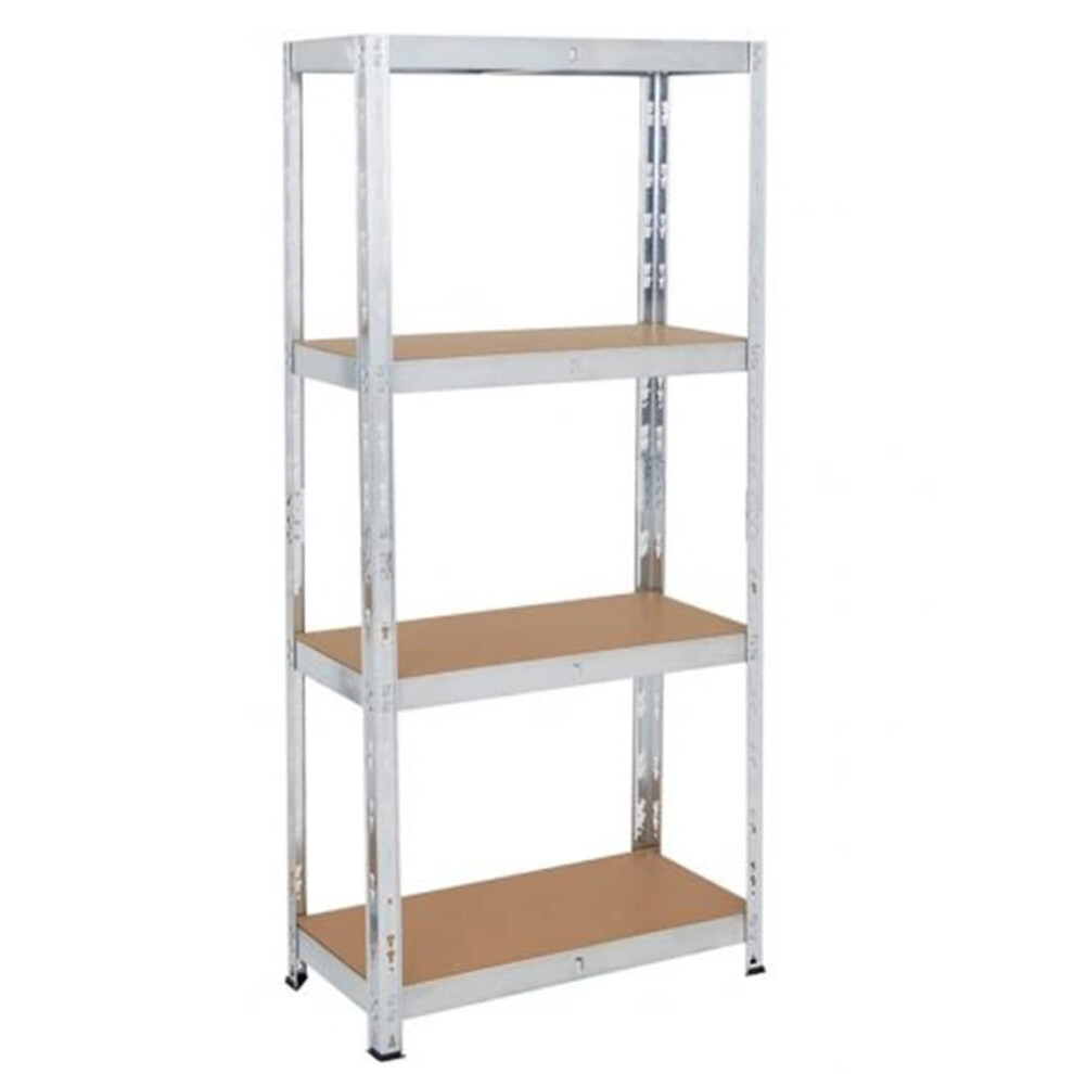 Taha (1500 X 750 X 300) Mm Heavy Duty Boltless Metal Steel 4 Tier Shelving Shelves Storage Unit Industrial Easy To Assemble (150X75x30cm) 175Kg Per 7306116067801