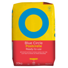 Blue Circle Ready to Use Postcrete 20kg Ready-to-Use Post Fixing Product - Just Add to Water