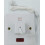 Status Electric Shower Ceiling Switch with Pull Cord 45 Amp Double Pole Isolator Isolation White Bathroom with Neon by Status 1
