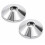 2 Chrome Radiator Pipe Collars -15mm Radiator Pipe Covers, Electroplated Chrome 1