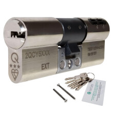 greenteQ Orion TS007 3 Star Anti-Snap Euro Cylinder - 55/45 (100mm), Nickel