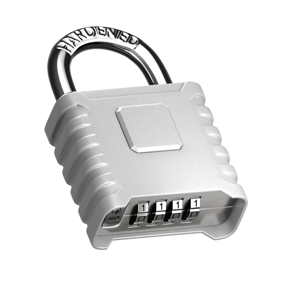 Zenora Heavy Duty Padlocks With Code 52Mm 4 Digit Specially Designed Combination Padlock Outdoor Padlock Weatherproof With Hardened Steel Shackle, Id 3110663767114