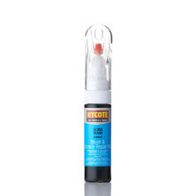 Hycote Gloss Black Touch Up Paint with 2-in-1 Fine Brush & Precision Nib, 12.5ml – Repair Chips, Scratches & Imperfections on Paintwork | Double Acr