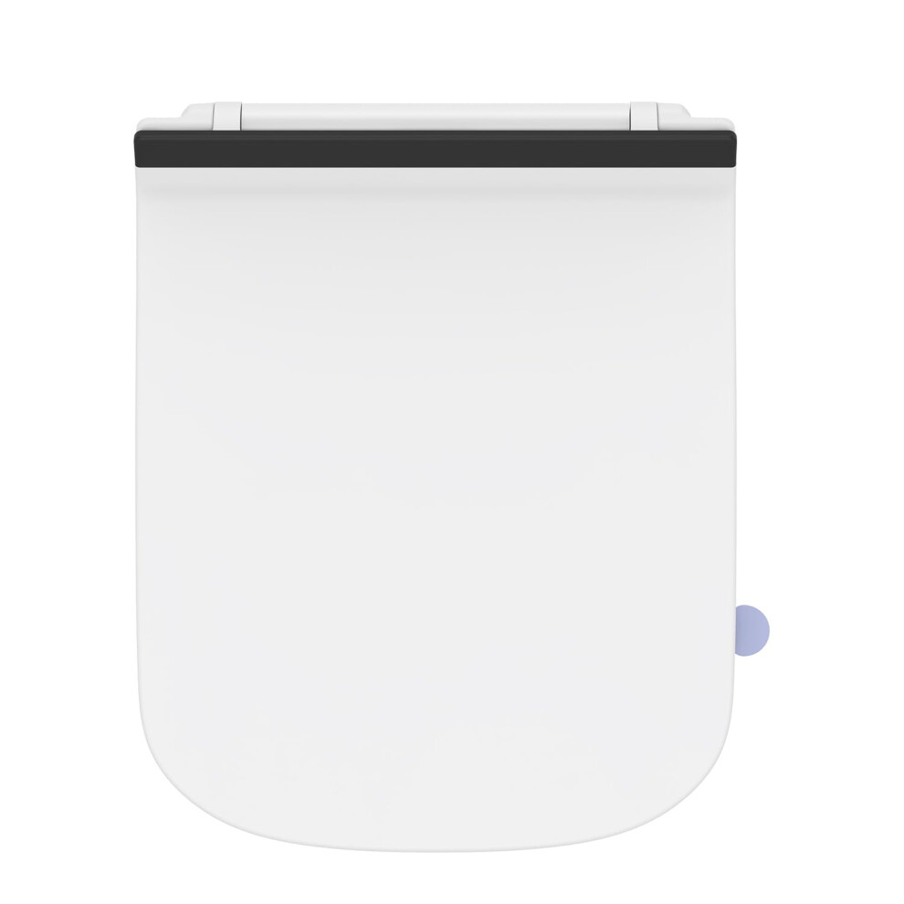 Srewohs Pro Toilet Lid With Soft-Close Mechanism Square Shape Duroplast Toilet Seat Easy Assembly And Cleaning Toilet Lid With Quick Release Function 8135727572515
