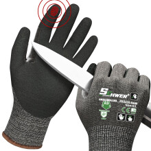 Schwer ProGuard Highest Level Cut Resistant Work Gloves PR3326 for Extreme Protection，ANSI A9 Cut Gloves with Reinforced Thumb, Non Slip, Breathable
