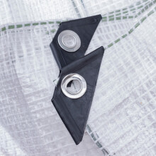 Clear & Reinforced Tarpaulin/Ground Sheet/Fly Sheet,builders tarp,garden dry cover,winter plant cover up(4m x 4m,)