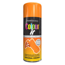 All Purpose Orange Gloss 400ML - Professional Satin Finish Spray Wood Color Paint