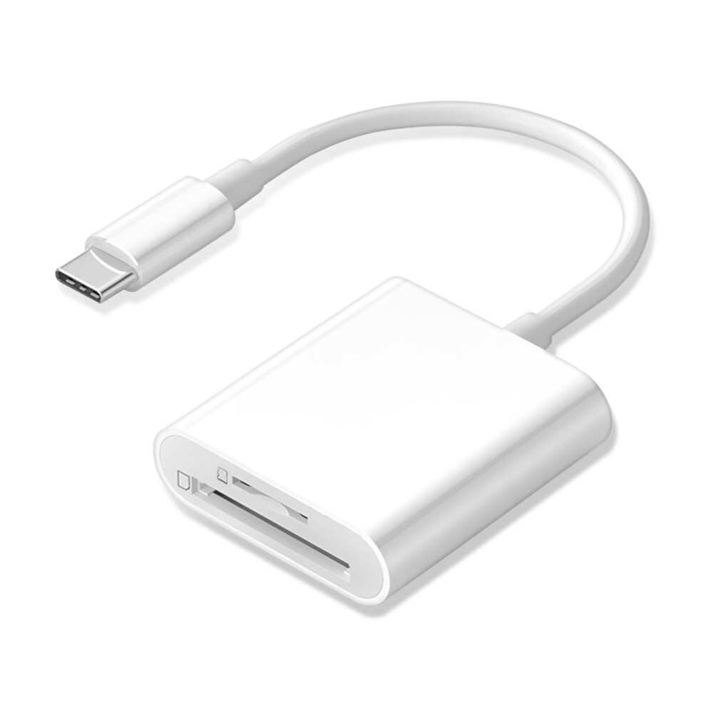 Usb C Sd Card Reader, Type C Card Reader With Dual Slot Memory Card Reader Trail Camera Viewer Usb C To Sd Card Otg Adapter For Iphone 15 16/Ipad/Mac 3121467152365