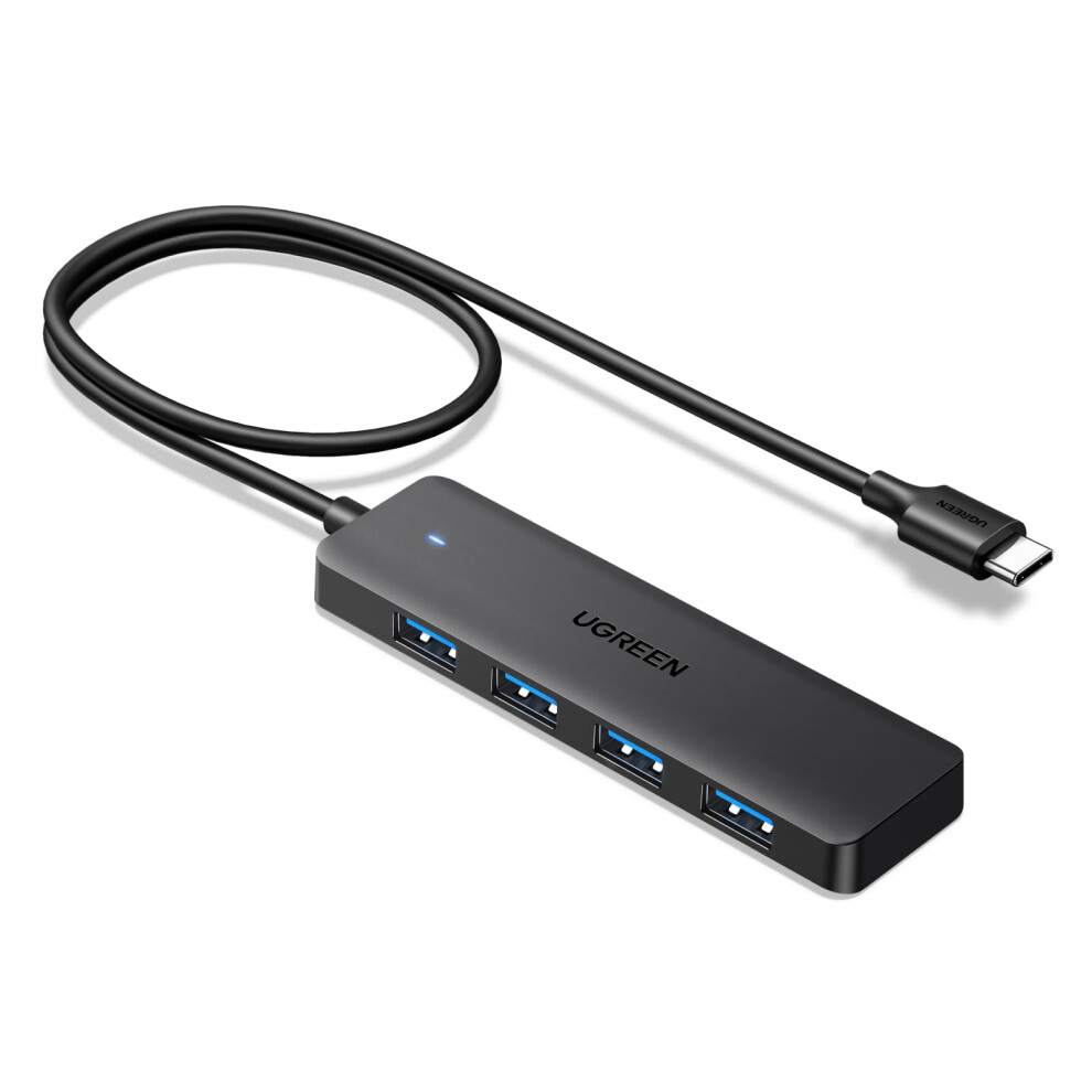 Ugreen Usb C Hub, Usb Hub 3.0 With 100Cm Extension Cable, Usb Adapter With 4*Usb-A Ports, Slim Usb C Splitter For Mouse, Keyboard, Card Reader, Compa 5480236848198