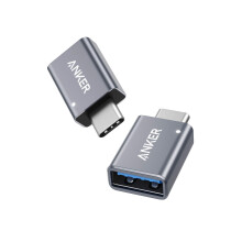 Anker USB to USB C Adapter (2 Pack), High-Speed Data Transfer, USB-C to USB 3.0 Female Adapter for MacBook Pro 2020, iPad Pro 2020, Samsung Notebook