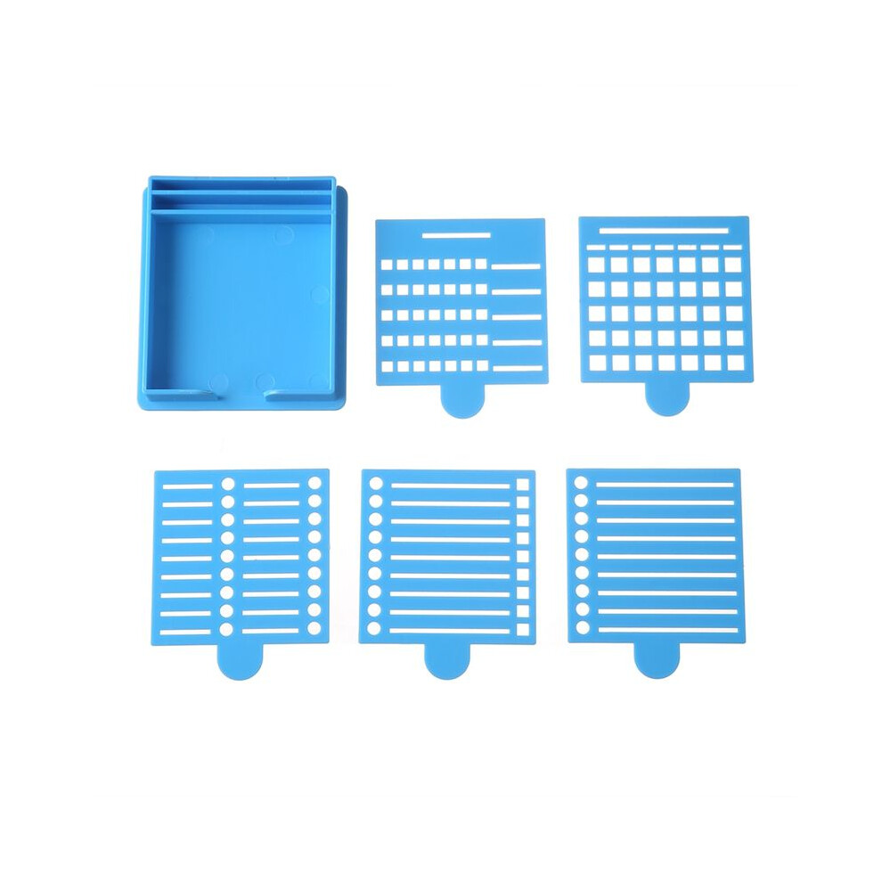 Sticky Note Stencil Template,Sticky Notes Dispenser,Reusable Note Organizer,Sticky Pads Dispenser With Stencil 4711036426486