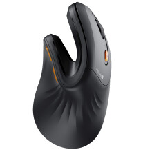 ProtoArc EM11 NL Ergonomic Mouse, Wireless Vertical Mini Mouse Rechargeable Optical Mice with Multi-Device (2*Bluetooth + USB Connection), 3 Adjustab