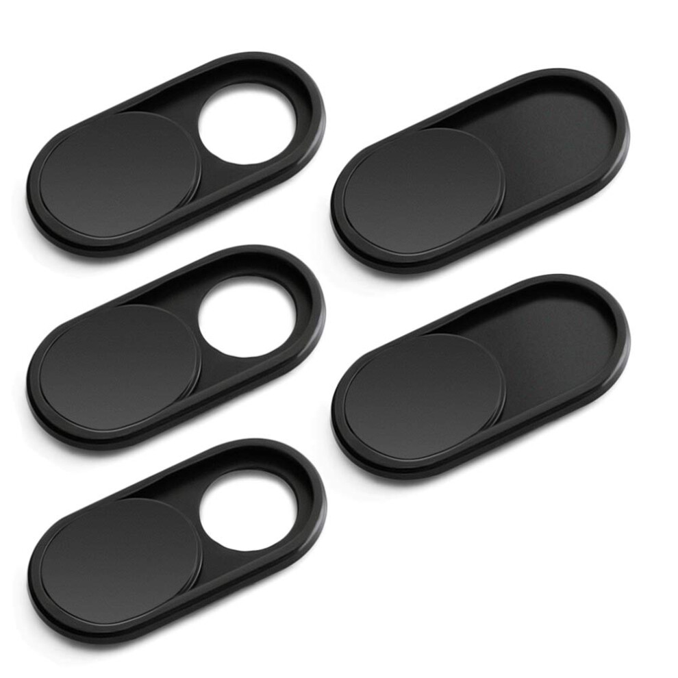 Cloudvalley Webcam Cover, 5 Pack 0.6Mm-Thin Metal Web Camera Cover Sticker For Macbook Pro, Laptop, Mac, Pc, Ipad Pro, Iphone, Privacy Slide Cover [B 8600190392767