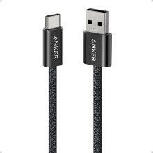 Anker Zolo USB-A to USB-C Charger Cable, 1 m Durable Braided Type-C Fast Charging Cable with Slim Connector, Seamless CarPlay, For iPhone 17/16/15, i