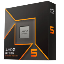 AMD Ryzensets 5 9600X Processor (radeon graphics included, 6 Cores/12 Threads, 65W TDP, Socket AM5, Cache 38MB, up to 5.4 GHz max boost Frequency, no