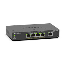NETGEAR 5 Port PoE Switch (GS305EPP) | Managed Gigabit Network Switch | Ethernet Splitter | 4 x PoE+ @ 120W | Desktop or Wall Mount