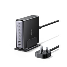 UGREEN USB C Charger 200W 8-Port Charging Station GaN Fast Charger Plug PD 100W Laptop Desktop Charger Support PPS Compatible with MacBook Pro/Air, i