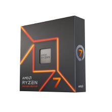 AMD Ryzensets 7 7700X Processor (integrated Radeon Graphics, 8 cores/16 threads, 105W DTP, AM5 Socket, 40MB cache, up to 5.4 GHz max boost, no cooler