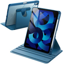 JETech 360 Rotating Case for iPad Air 11" M4/M3/M2 & iPad Air 5/4, Blue