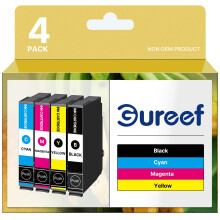 Gureef Compatible with 604XL Ink Cartridge Multipack for Epson XP2200 ink cartridges Expression Home XP-2205 XP-3200 XP-3205 XP-4200 XP-4205 Workforc