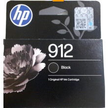 HP 912 Black Original Ink Cartridge (3YL80AE),packaging may vary
