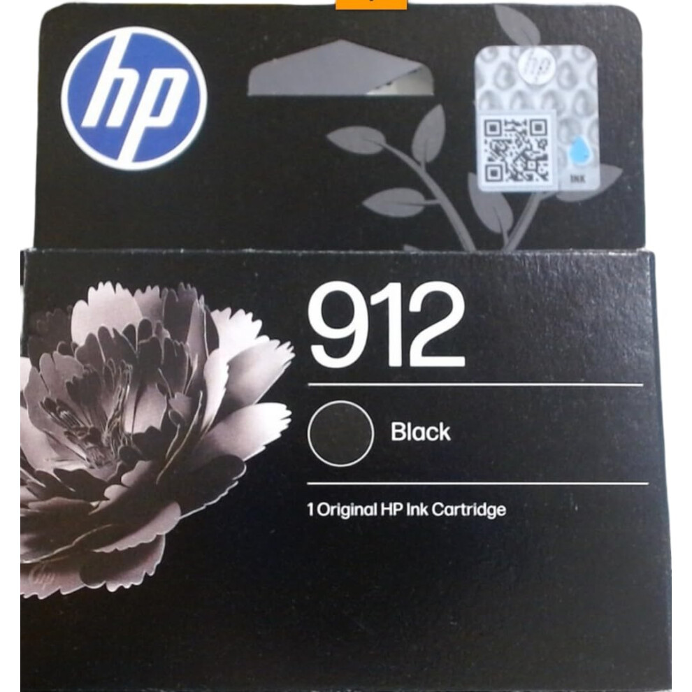Hp 912 Black Original Ink Cartridge (3Yl80ae),Packaging May Vary