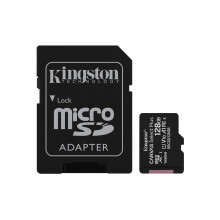 Kingston Canvas Select Plus microSD Card SDCS2/128 GB Class 10 (SD Adapter Included)