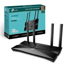 TP-Link Archer AX53 AX3000Mbps Dual-Band WiFi 6 Router, Fast Full Gigabit Ports, Ultra-Low Latency, EasyMesh Compatible, WPA3, Optimal for Gaming, Wo
