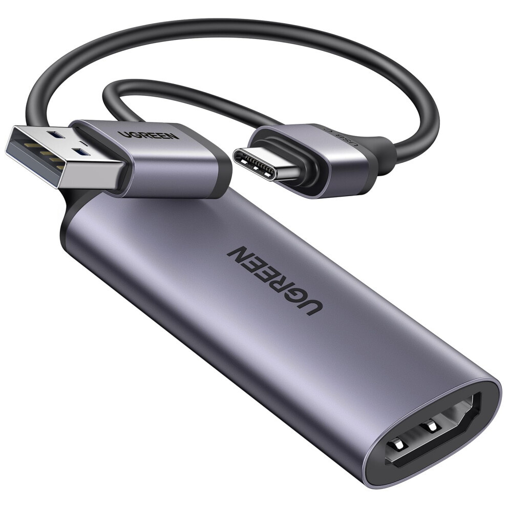 Ugreen Video Capture Card Hdmi To Usb C Streaming Device 1080P 60Fps Capture 4K Input Audio Game Recording Compatible With Switch Ps5 Ps4 Xbox Dslr C 5995734195168