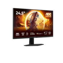 AOC 25G4SRE 24.5 inch FHD Gaming Monitor 310Hz, Fast IPS Panel, 0.3ms MPRT, Adaptive Sync, HDR400, G-Sync Compatible, (1920x1080 HDMI 2x 2.0 DP 1x 1.