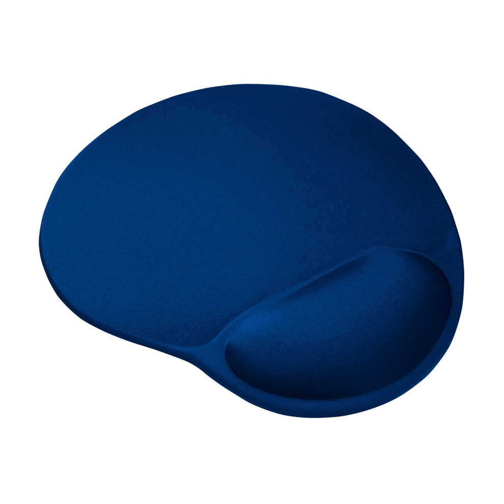 Trust Bigfoot Mouse Mat With Wrist Support, Ergonomic Mouse Pad, Prevents Wrist Strain, 236 X 205 Mm, Microfiber Surface, Gel Wrist Rest, Non Slip Ma 9455375322058
