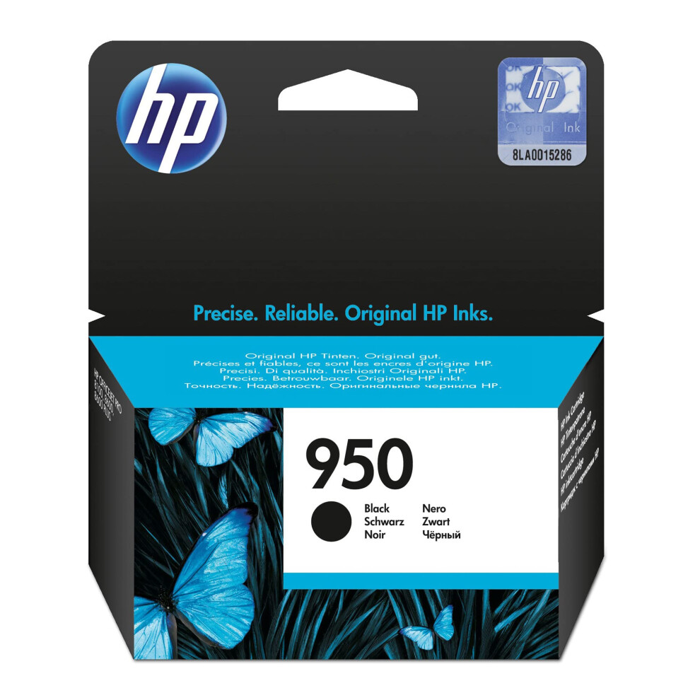 Hp 950 Original Ink Cartridge (Cn049ae) - Works With Officejet Pro 251, 276, 8100, 8600, 8610, 8616, 8620, 8640, 276Dw Black