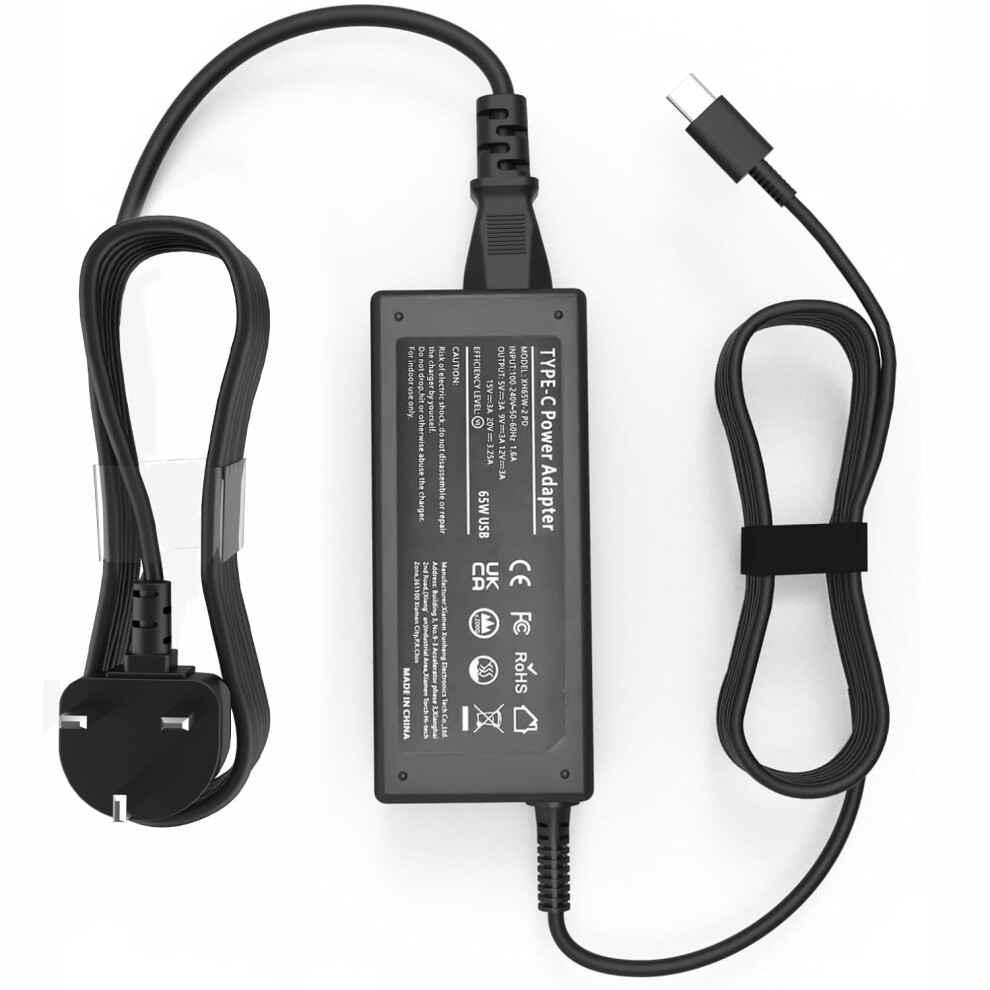 Riabwwox 65W Usb C Laptop Charger Compatible With Lenovo Thinkpad T14 T15 T16 T480 T480s T490 T490s T570 T580 T590 X280 X380 X390 E14 E480 E580 L13,Y 7323109196805
