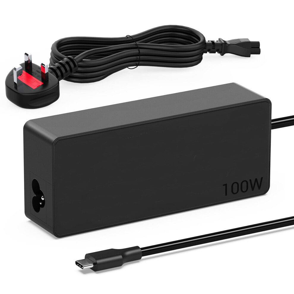 100W Usb C Laptop Charger Power Adapter Compatible With Mac Book Pro/Air, Lenovo Thinkpad, Dell Xps, Hp Chromebook X360, Huawei,Samsung Asus Chromebo 4999070380234