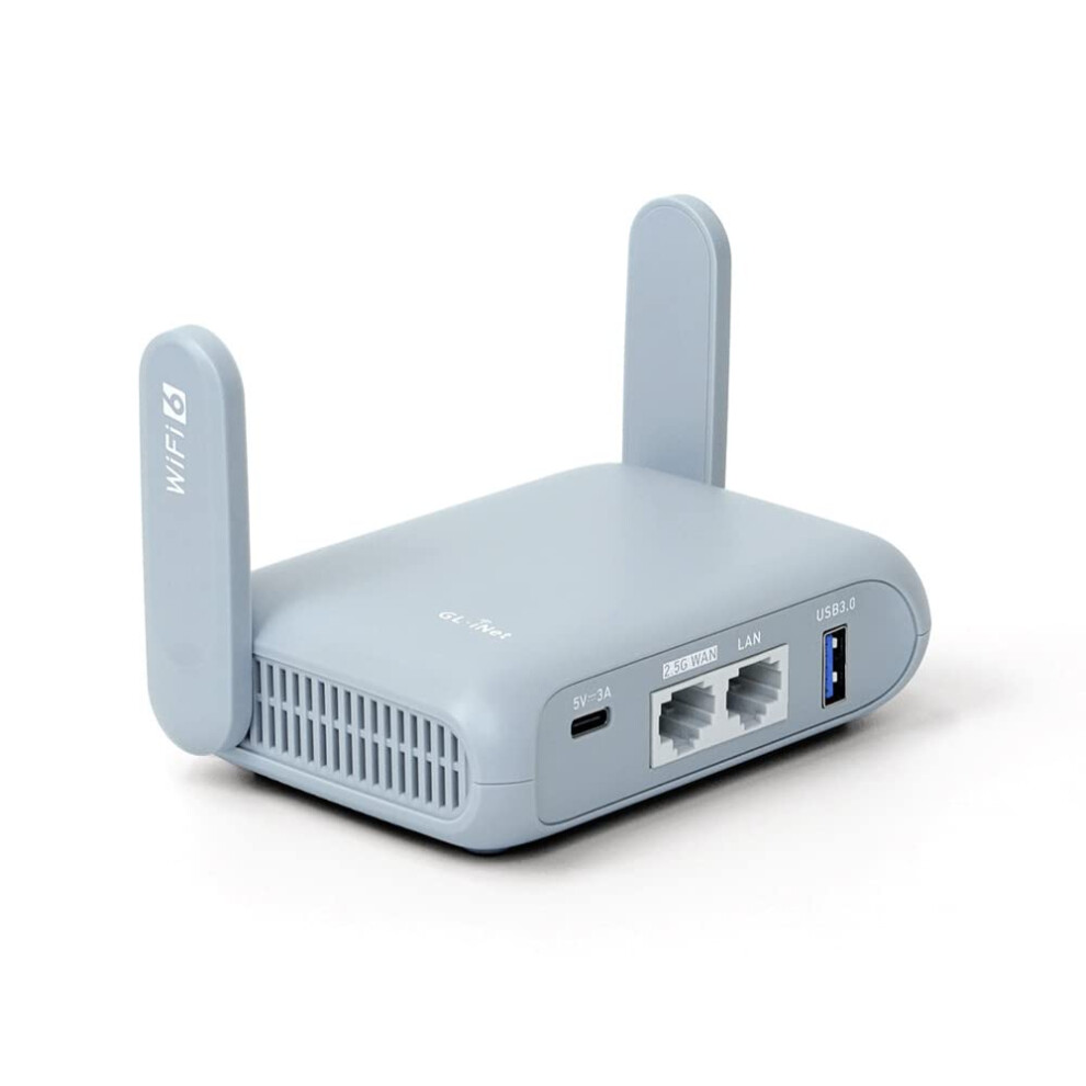Gl.inet Gl-Mt3000 (Beryl Ax) Portable Wifi Router For Travel & Home, Wireless Access Point, Pocket Wifi 6 Abroad, Secure Vpn Router, Dual Band, Mobil 7087573943647
