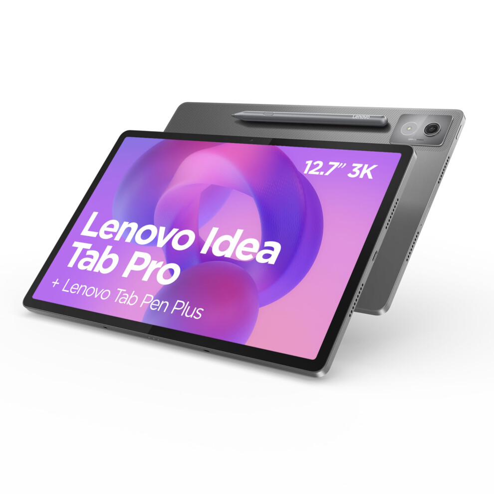 Lenovo Idea Tab Pro Android Tablet | 12.7 Inch Full Hd Display | Mediatek Dimensity 8300 | 256Gb | Wi-Fi 6 | 8Gb Ram | Luna + Pen Grey