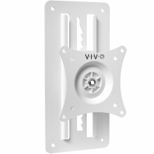 VIVO Height Adjustable 17 to 32 inch Single Monitor Articulating Wall Mount for Standing Workstations, Fits 1 Screen with Max VESA 100x100mm, White,