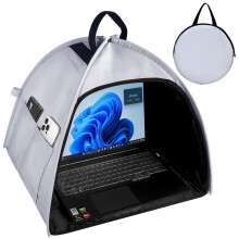 HoYiXi Universal Foldable Laptop Sun Shade & Privacy Shield - Fits 13-16 inch MacBook, Dell, Surface,Asus - Blocks Sunlight, Protects Privacy, Workin