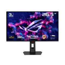 ASUS ROG Strix OLED XG27ACDMS gaming monitor ― 27-inch, 1440p QD-OLED panel, 280Hz, 0.03 ms, Neo Proximity Sensor, ASUS Care Pro, G-SYNC compatible,