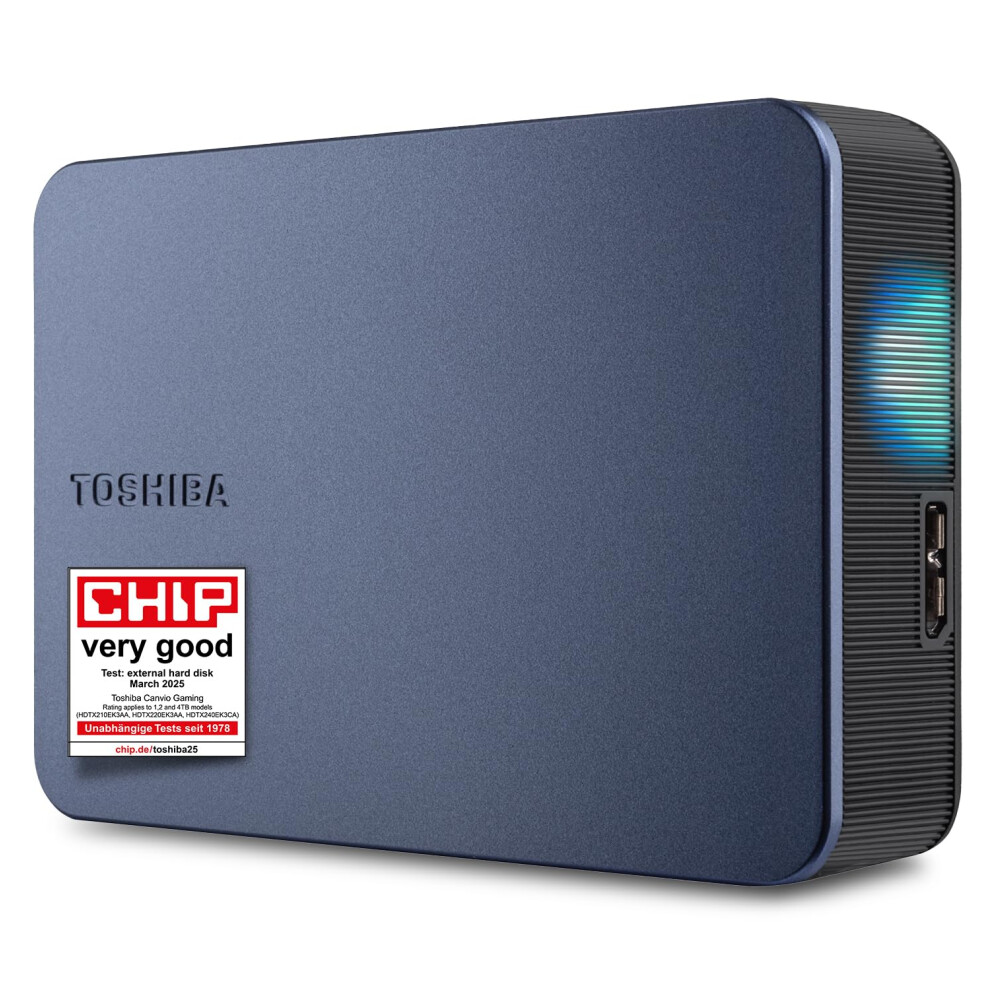Toshiba Canvio Gaming 4Tb – Portable 2.5’’ External Hard Drive Compatible With Most Playstation, Xbox And Pc Consoles, Usb 3.2. Gen 1 Technology