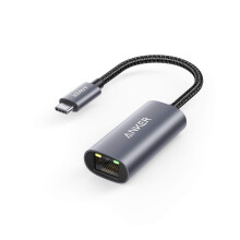 Anker USB C 3.0 to Ethernet Adapter, Portable 1-Gigabit Network Hub, 10/100/1000 Mbps, for MacBook Pro, iPad Pro 2019/2018, ChromeBook, XPS, Galaxy S