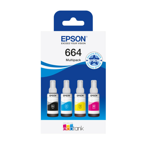 Epson Epson EcoTank 664 Genuine Multipack Ink Bottles