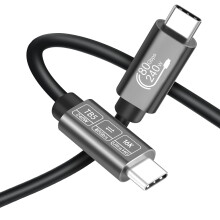Angusplay 80Gbps USB C for Thunderbolt 5 Cable 0.5M support 240W Fast Charging, 16K/ Dual 8K Display Compatible with Mac Mini/M5/M4, Thunderbolt 4/3